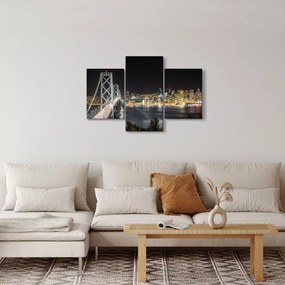 Obraz Brooklynského mostu a New Yorku (90x60 cm)