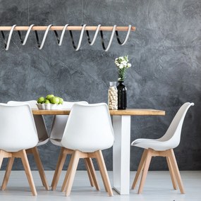 Toolight Toolight, LED stropné svietidlo 120cm 30W 4000K APP1288-CP, čierna-hnedá, OSW-00943