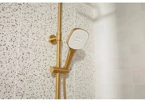 KFA Armatura 5756-910-31 - Sprchová súprava s termostatickou kartušovou batériou MALAGA, zlatá