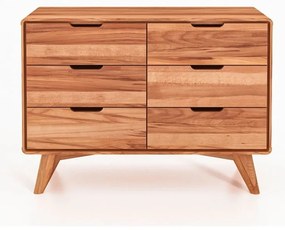 Nízka komoda z bukového dreva 90x63 cm Greg - The Beds