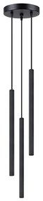 Sollux SL.1341 - Luster na lanku ARCHE 3xG9/8W/230V čierna