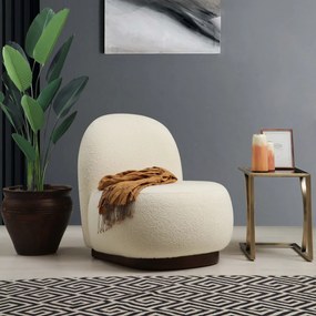 Kreslo Tina Bouclet White