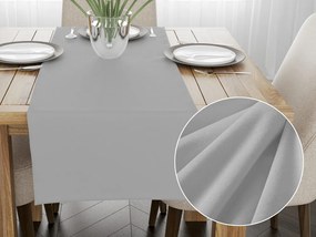 Biante Zamatový behúň na stôl Velvet Prémium SVP-027 Svetlo sivý 45x180 cm