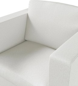 Poťah na kreslo Karlanda, krátky farba produktu krémová látka zapletaná