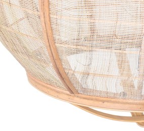 Inteligentné závesné svietidlo hnedé 58 cm vrátane Wifi G95 - Pascal