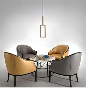 Toolight Toolight, stropné svietidlo 1xG4, APP1700-1CP AMBER C, jantárová-priehľadná, OSW-04308