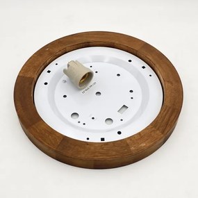 Brilagi - LED Stropné svietidlo BELLADONNA 1xE27/15W/230V pr. 30 cm biela/dub čerešňa