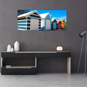 Obraz - Pláž Brighton, Melbourne, Austrália (120x50 cm)