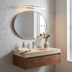 Toolight Toolight, LED nástenné svietidlo, 60cm, 9W, 4000K, 1000lm, APP1870-1W, Chrómová, OSW-66026
