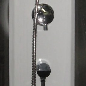 Roltechnik Sprchovací box ERMONT 90x90 cm Biela Sklo MATT GLASS