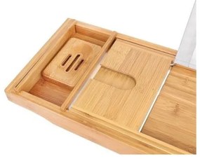 Bambusová polička na vaňu