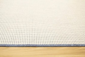 Šnúrkový obojstranný koberec Brussels 205664/10310 modrý / krémový