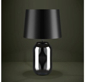Eglo 390063 - Stolná lampa CUITE 1xE27/40W/230V čierna/dymová