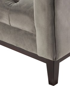 Pohovka Velvet Elite grey pre 3 osoby