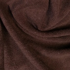 FROTÉ prestieradlo 120x60 cm - TMAVO HNEDÉ