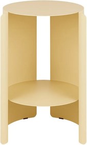 Oceľový okrúhly odkladací stolík ø 32 cm Wa – noo.ma