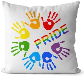 Vankúš LGBT Pride (Velikost: 55 x 55 cm)