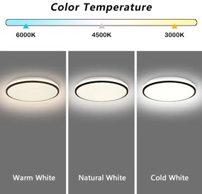 Brilagi - LED Stmievateľné svietidlo SMART LED/28W/230V pr. 35 cm Wi-Fi Tuya + DO