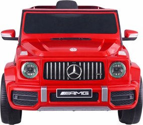LEAN CARS Elektrické autíčko na batérie Mercedes G63 S306-1 červené