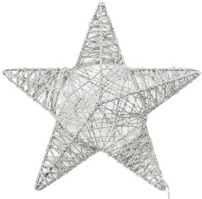 Tutumi, LED svietiaca hviezda 23cm KL-50, biela, CHR-00601