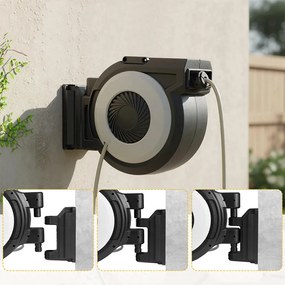 Nástenná automatická navíjacia záhradná hadica