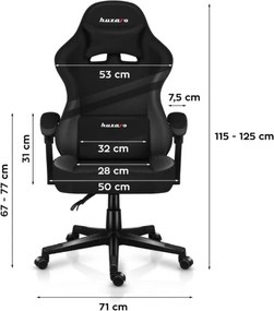 Herná stolička Force 4.4 Carbon