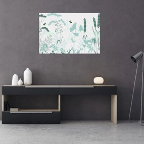 Obraz - Lúka vektor (90x60 cm)