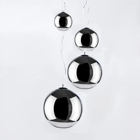 Industriálny luster Silver Ball 4