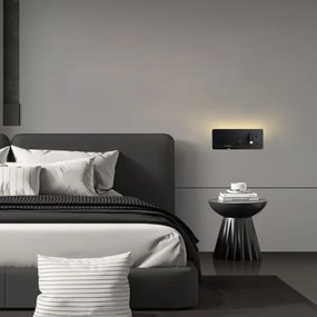 Immax 08288L-LED Nástenné sviet. s pol., USB a bezdr. nab. LED/3W/230V + LED/3W