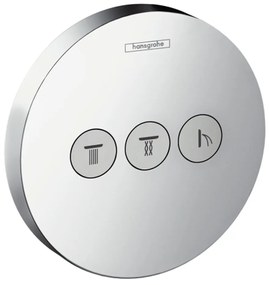 Hansgrohe ShowerSelect S, ventil pod omietku pre 3 spotrebiče,chrómová, HAN-15745000