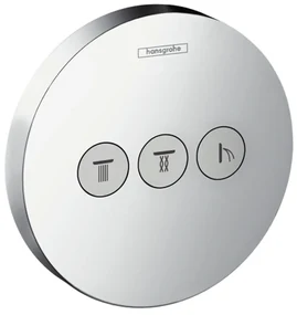 Hansgrohe ShowerSelect S, ventil pod omietku pre 3 spotrebiče,chrómová, HAN-15745000