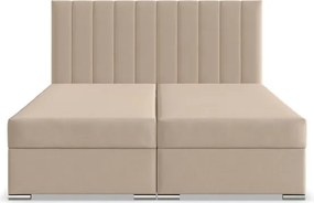 Manželská posteľ AGEN 140×200 cm béžová