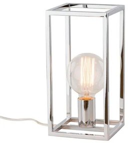 ITALUX Stolová lampa SIGALO, 1xE27, 60W, chrómovaná