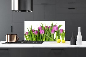 Nástenný panel  Tulipány kvety rastlina 140x70 cm
