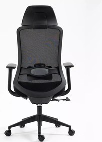 SI Otočná stolička Ergon čierna