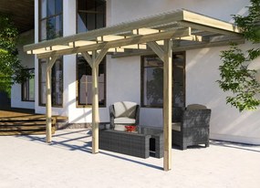 WEKA Drevená záhradná pergola 671 (4,2x3 m)