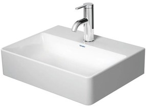 DURAVIT DuraSquare umývadielko do nábytku s otvorom, bez prepadu, spodná strana brúsená, 450 x 350 mm, biela, 0732450071