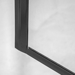 Roltechnik Outlet Jednokrídlové sprchové dvere BADEN BLACK I pre inštaláciu do niky - bez vaničky ROTH-Variant: šírka: 90 cm, orientácia: Univerzálna…