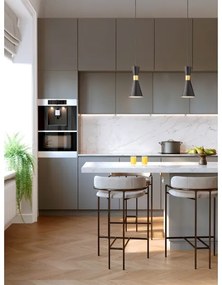 Redo 01-2711 - Luster na lanku KILT 1xE27/42W/230V pr. 12 cm čierna