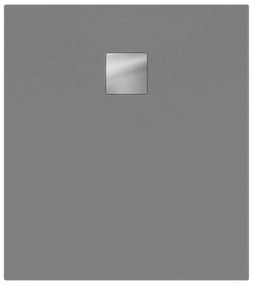 VILLEROY &amp; BOCH Planeo obdĺžniková sprchová vanička akrylátová, s technológiou RockLite, štandardný model, protišmyk (B), 900 x 800 x 40 mm, Grey, UDA9080PLA2V-3S