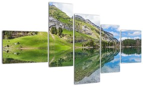 Horské pleso - obrazy