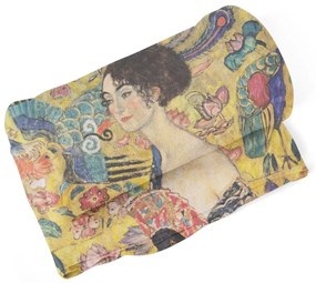 Sablio Deka Dáma s vejárom - Gustav Klimt - 150x120 cm
