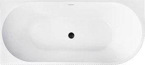 Rea Wenus, akrylová rohová vaňa 1700x800x575 mm, ľavá, biela, REA-W0129