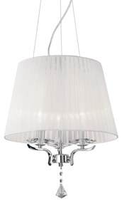 Závesné svietidlo/Luster Ideal lux 059235 PEGASO SP3 BIANCO 3xE14 40W