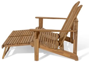 Adirondack dvojité relaxačné kreslo s vyťahovacou opierkou nôh
