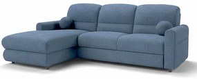Rohová sedacia súprava Fiord L Rebel 11 modrá
