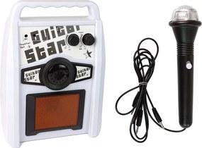 LEAN Toys Elektrická gitara na batérie so súpravou mikrofónov