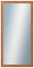 DANTIK - Zrkadlo v rámu, rozmer s rámom 50x100 cm z lišty LYON hnedá (2750)