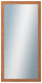 DANTIK - Zrkadlo v rámu, rozmer s rámom 50x100 cm z lišty LYON hnedá (2750)