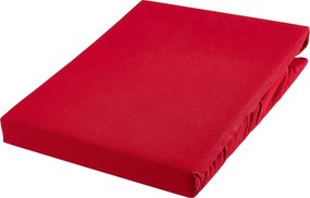 XXXLutz NAPÍNACIA PLACHTA, džersej, červená, 90-100/200-220 cm Novel - Obliečky & plachty - 005054003012